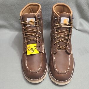 Carhartt FW6295-M Men's Brown Waterproof Steel Toe Work Boots - Size 11M NEW